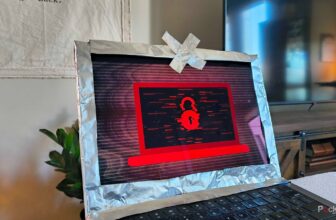 You will by no means guess why I made a tin foil webcam cowl