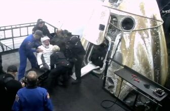 ISS mission splashes down after medical situation
