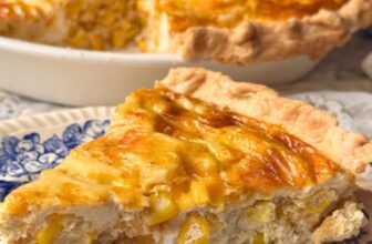 CHEDDAR CORN QUICHE – The Southern Girl Cooks