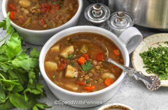 Gradual Cooker Lentil Soup